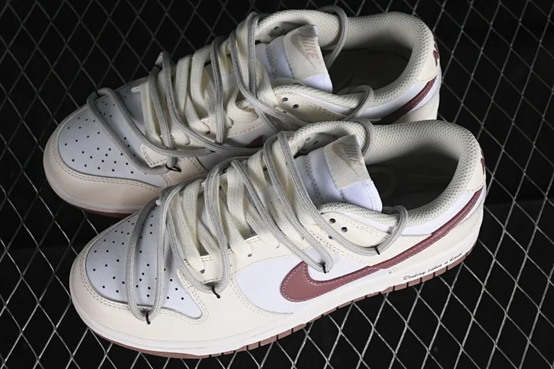 All categories Nk SB Dunk series Nk SB Dunk Low low-top sneakers Nk Dunk Low "Next Nature" milk white dark brown SB strap low-top casual sneakers DD1873-103
